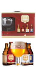 Pack Quadrilogy Chimay 4 cervezas 1 vaso original